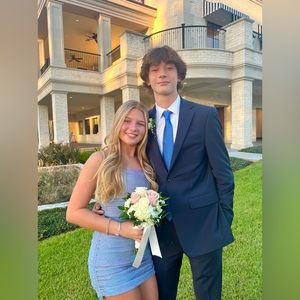 I. N. San Fransisco Holographic Sparkly tight mini dress in size XS